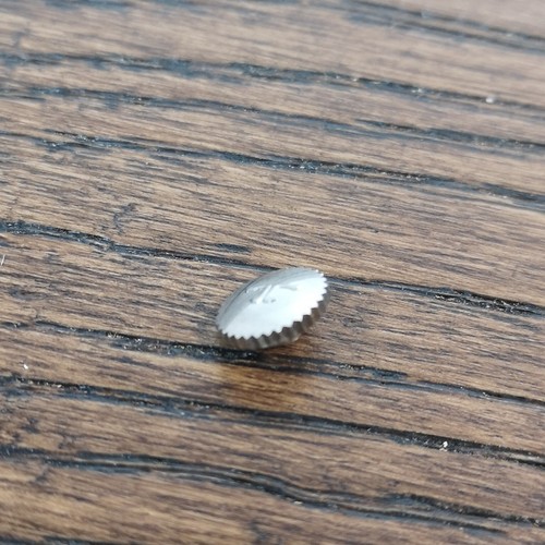 Vintage Jaeger LeCoultre Steel 6.3mm Watch Crown Part, 0.9mm Tap (G240) - Picture 3 of 9