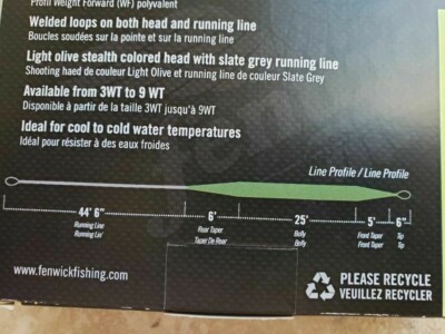 FENWICK FLY FISHING LINE WORLD CLASS:NIB FLOATING or INTERMEDIATE