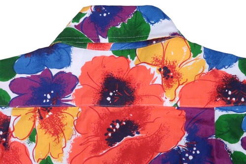 WASSERFLUGZEUG 94/155 LIMITED USA MADE HERREN KLEINES GEBLÜMTES HAWAIIANISCHES HEMD MIT KNOPFLEISTE SS - Bild 12 von 14