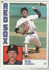 FREE SHIPPING-MINT-1984 Topps #162 Bob Ojeda Red Sox PLUS BONUS CARDS