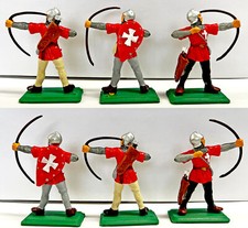 DSG The Crusades - Hospitalier Archers in Red 54mm Painted Plastic figures vary