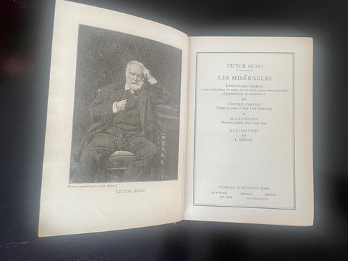 Les Miserables von Victor Hugo Buch, in Französisch Antik 1923 - Bild 4 von 4