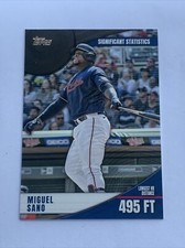 2022 Topps Series 2 Miguel Sano Significant Statistics 9/299 Black SP #SS-5 