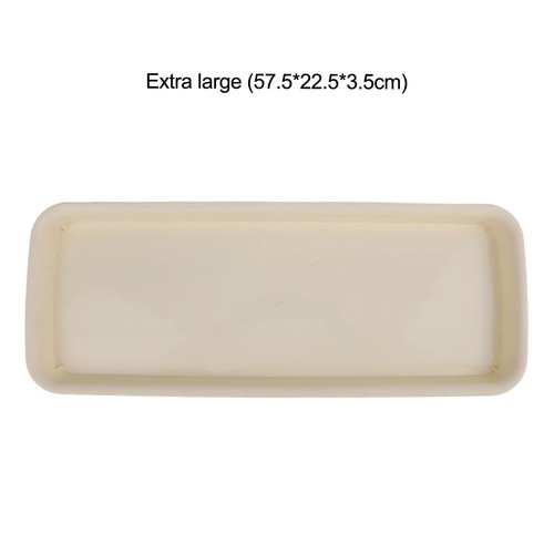 Resin Rectangular Plant Saucer Drip Tray Prevent Stains and Soil Spills - Picture 40 of 71