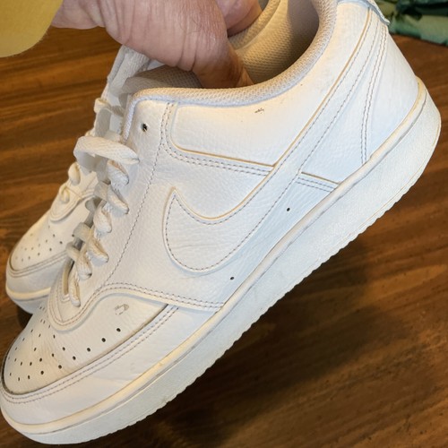 Nike Hombres Court Vision Low CD5463-100 Blanco Informal Zapatos Tenis Talla 10 - Imagen 5 de 12