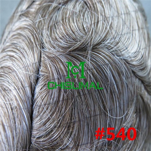 Hair Replacement Skin & Lace Toupee Top Men's Hairpiece Bond System Soft - Picture 47 of 48