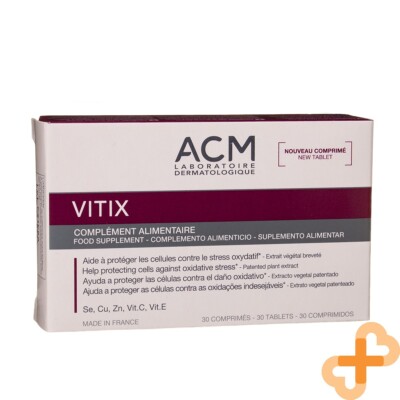 ACM LABORATORIES DERMATOLOGIQUE VITIX Vitamin B12 Ergänzung 30 Tabletten