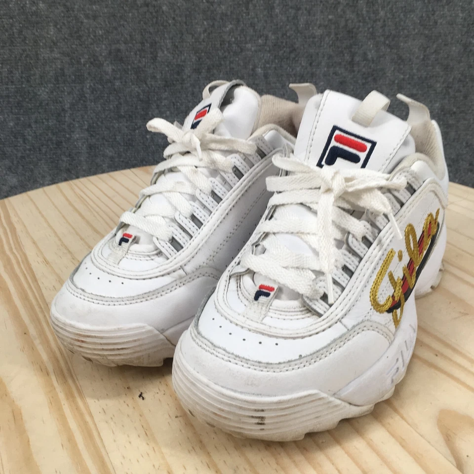 Fila Shoes Womens 6 Disruptor 2 Training Sneakers White Lace Up Low 5FM00545-125 - Image 4 of 4