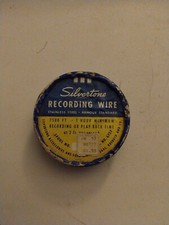3 Vintage Recording Wire Reels - Silvertone