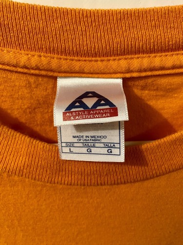 Detroit Tigers MLB t-shirt Men’s size L 2006 Orange - Picture 6 of 8