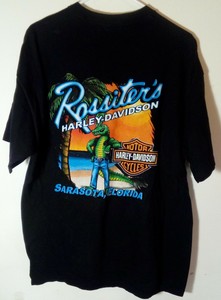 Harley-Davidson-2005-Rossiter-039-s-Gator-Sarasota-Florida-T-Shirt-Sz-XL