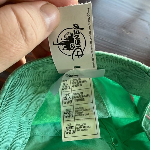 Disney Parks Mickey und Minnie Baseballkappe aquablau verstellbarer Riemen hinten Mütze - Bild 7 von 8