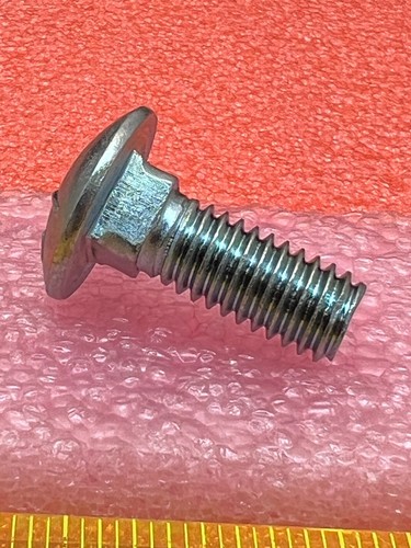 Pernos de carro de rosca gruesa de acero de grado 5 de zinc de 3/8"-16 x 1", Rockford, cantidad 3 - Imagen 1 de 5