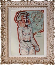 BERNARD CORNILLE (1940-2006) Original Composition Art Singulier 1978 (1430)