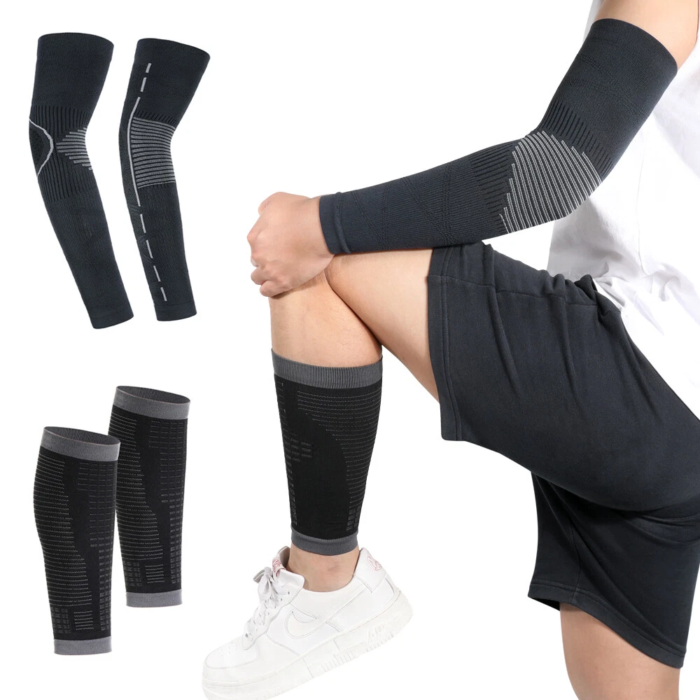 Calf Compression Sleeve Shin Leg Fitness Brace Outdoor Running Arm