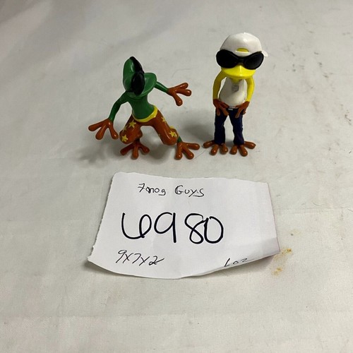 #6980 Set di 2 Figurine Giocattolo Cool Frog Guys - Foto 7 di 7