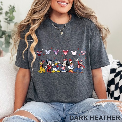 Disney Friends 4Th Of July Shirt, Mickey And Minnie Shirt, , 201397 - Picture 8 of 24