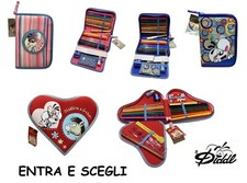 DIDDL DIDDLINA FRIENDS ASTUCCIO COMPLETO RETTANGOLARE O CUORE CON ZIP