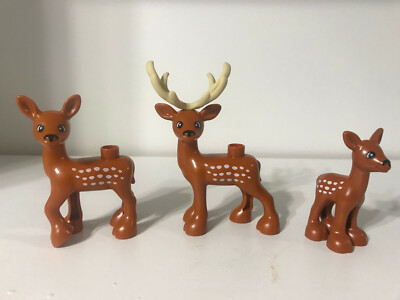 LEGO FAWN ~ Minifigure Minifig Deer Doe Forest Zoo Animal Pet *** NEW ***
