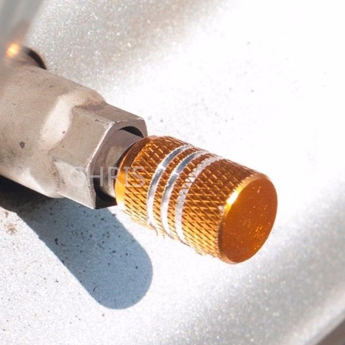 Gold Chrome Universal Tyre Tire Air Valve Caps Stem Cover With for all vehicles