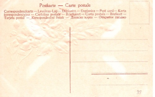 Postal vintage saludos de Colorado de Ft. Morgan Colo flores en relieve brillo - Imagen 2 de 2