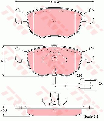 Plaquettes de frein Ford Mondeo I et II anti-bruit pour stopper les sifflements au freinage
