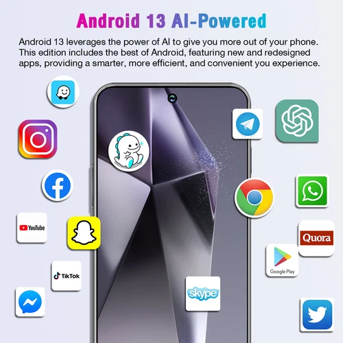5G Unlocked 7.3" A24 Ultra Smartphone Android Dual SIM Mobile Cell Phone Cheap - Afbeelding 16 van 26