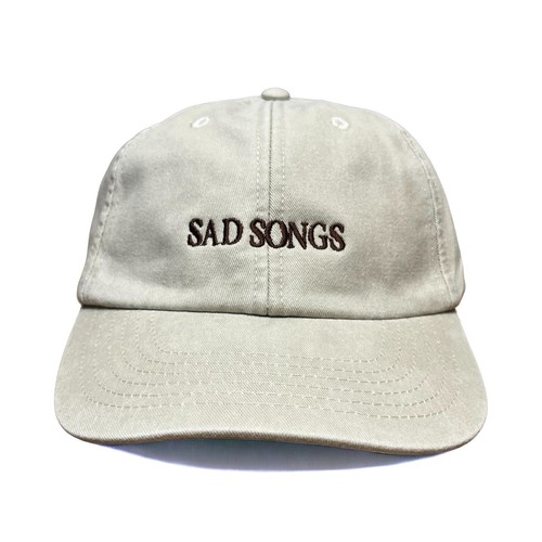 Sad Songs Washed Embroidered Dad Baseball Cap || Hat Strapback 6 Panel Brimmed - Picture 11 of 22