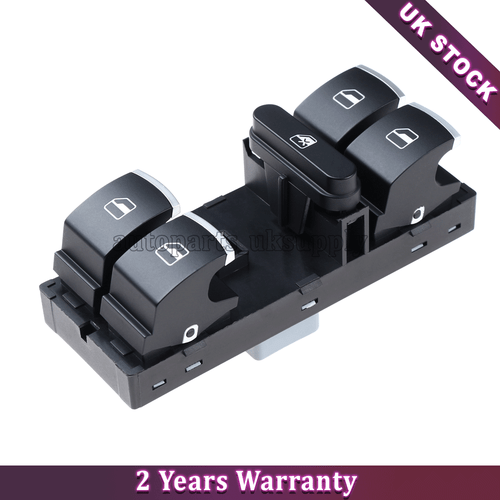 Electric Master Window Panel Switch For VW Passat Golf MK5 MK6 Jetta 5ND959857 - Picture 7 of 9