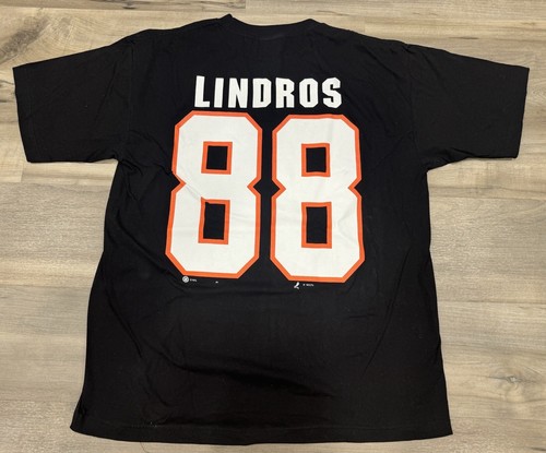 T-shirt maglietta vintage Eric Lindros Philadelphia Flyers uomo media capitano anni 90 - Foto 1 di 7