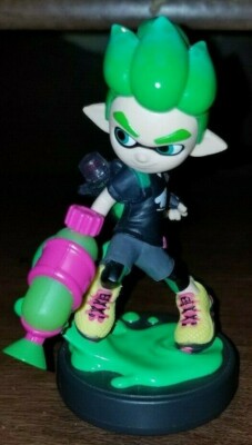 Splatoon 2 Amiibo Neon Green Inkling Boy Nintendo Switch