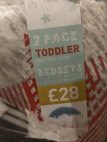 NEXT Kids 2 Pack Toddler Bedset 💯%cotton Duvet Set Gift New - Picture 4 of 13