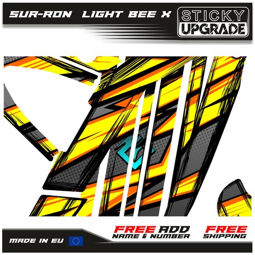 Sur-ron Light Bee Graphics Kit 21 Mil, Surron Wrap, Segway X260 Stickers, Decals - Picture 5 of 9