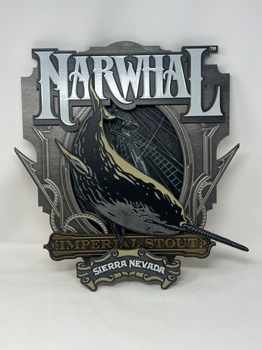 Sierra Nevada Narwhal Imperial Stout 3D Sign