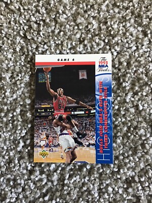 CHICAGO BULLS HORACE GRANT GAME 1993 UPPER DECK NBA FINALS CARD