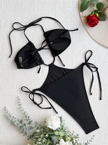 Hot New Sexy Damen-Stringbandage One Piece Badeanzug hoch ausgeschnitten Badeanzug - Bild 31 von 39