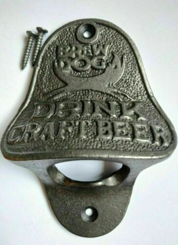 Verschiedene Designs Gusseisen Bierbar Wandmontage Flaschenöffner Vintage/Antik - Bild 24 von 25