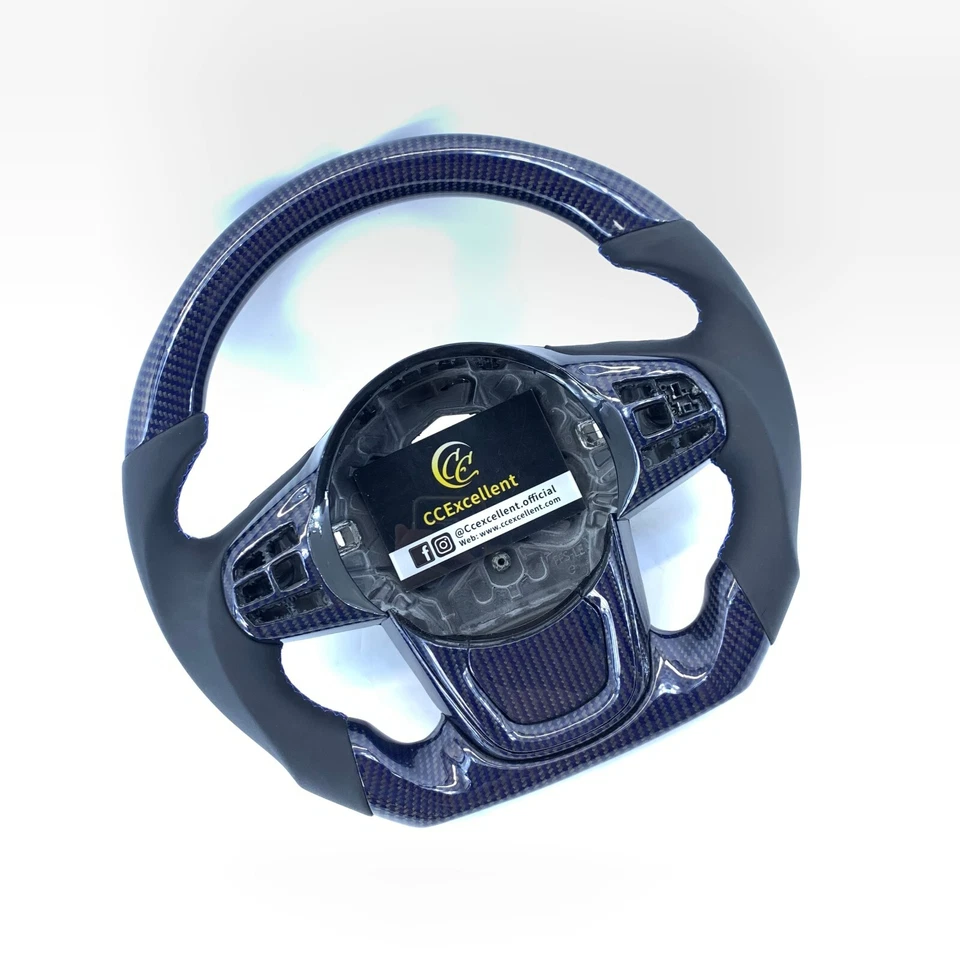 Volante de fibra de carbono real para Toyota Supra GR A90 A91 MKV 2020-2025 Foto 2 de 4