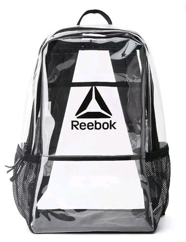 Elliott By Reebok Clear💻Laptop Backpack/Book Bag🎒 Padded Straps Water Bottle
