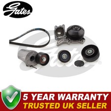 Gates Water Pump + Alternator Belt Kit Fits BMW 3 Series 1 Series - KP36DPK1698