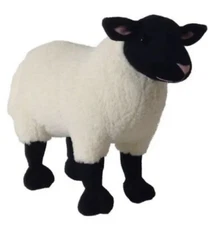 ADORE 14" Standing Marshmallow the Suffolk Sheep Plush Stuffed Animal Toy