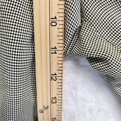 Vtg ITALY Armani Wide Leg Dress Pants Houndstooth Womens Size 4 Work Career EUC - Picture 9 of 13