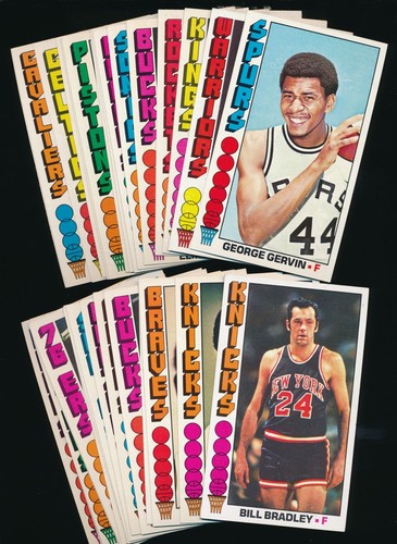 1976 TOPPS BASKETBALL SET (144) NM JABBAR SGC 7 ERVING SGC 7.5 MARAVICH PSA 8 - Picture 12 of 13