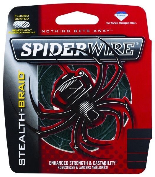 Spiderwire Stealth Braid Moss Green 6-Pound 500 Yards