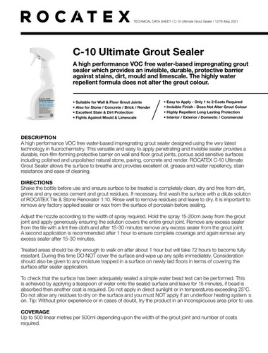 C-10 Ultimate Fugenversiegelung auf Wasserbasis 500 ml - Bild 2 von 3