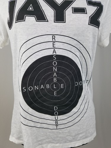 Merch Traffic juniors M JAY-Z graphic T-Shirt white - Picture 2 of 5