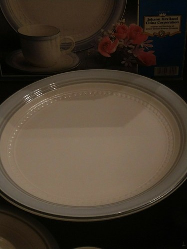 JOHANN HAVILAND MOUNTAIN SKY PATTERN 3 PIECE PLACE SETTING, DINNER PLATE/CUP&SAU - Picture 8 of 10