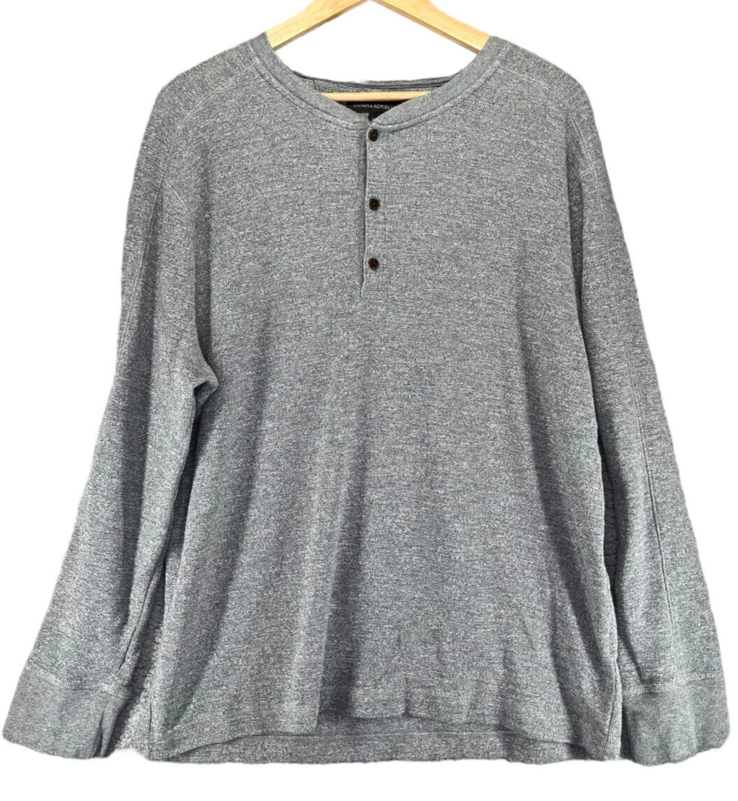 Banana republic cheap waffle knit henley