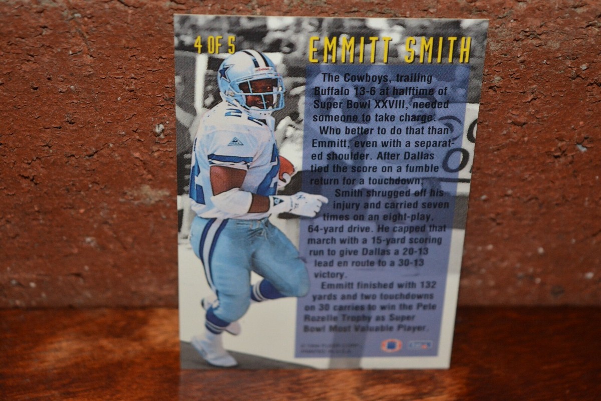 FOOTBALL CARD SUPER BOWL MVP AWARD WINNER EMMITT SMITH COWBOYS | eBay