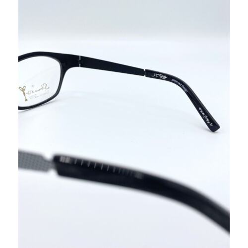 J.F. REY JF2431 0010 Black Silver Cat Eye Metal Eyeglasses 53-17-130 NEW Old Stk - Picture 3 of 6
